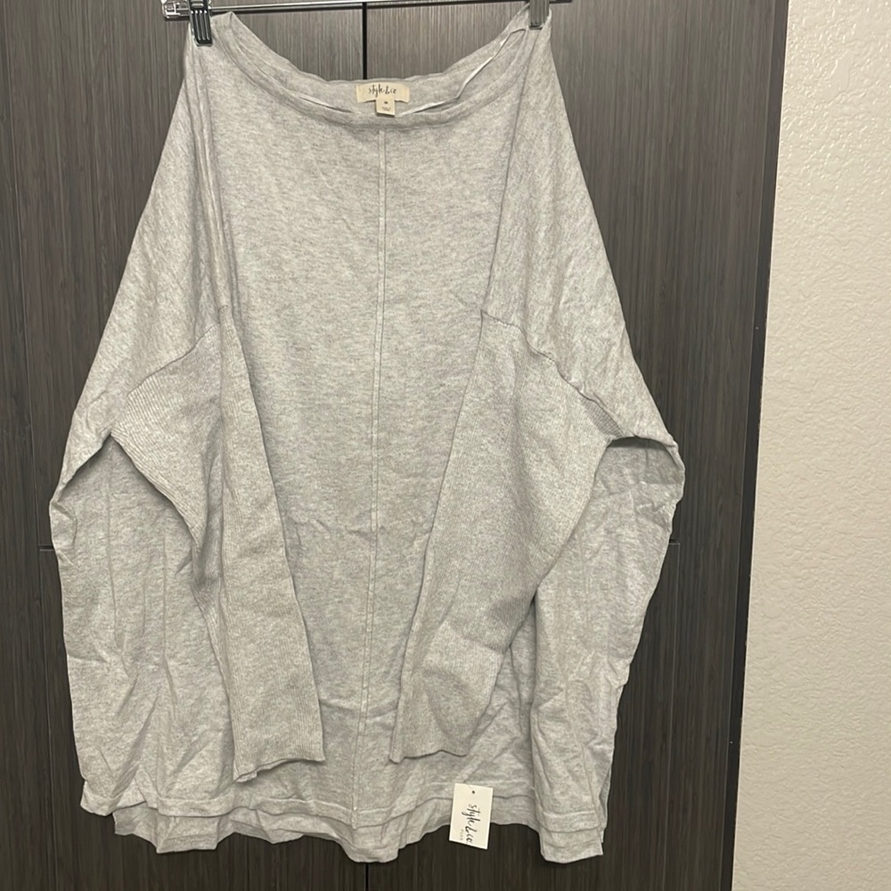 Style & Co Women’s Oversized Sweater Size: 3X Color: Gray